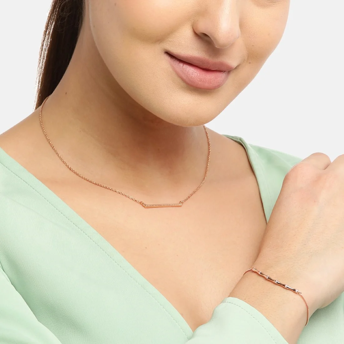 Rose Gold 925 Sterling Silver Jewellery Set - Image 2