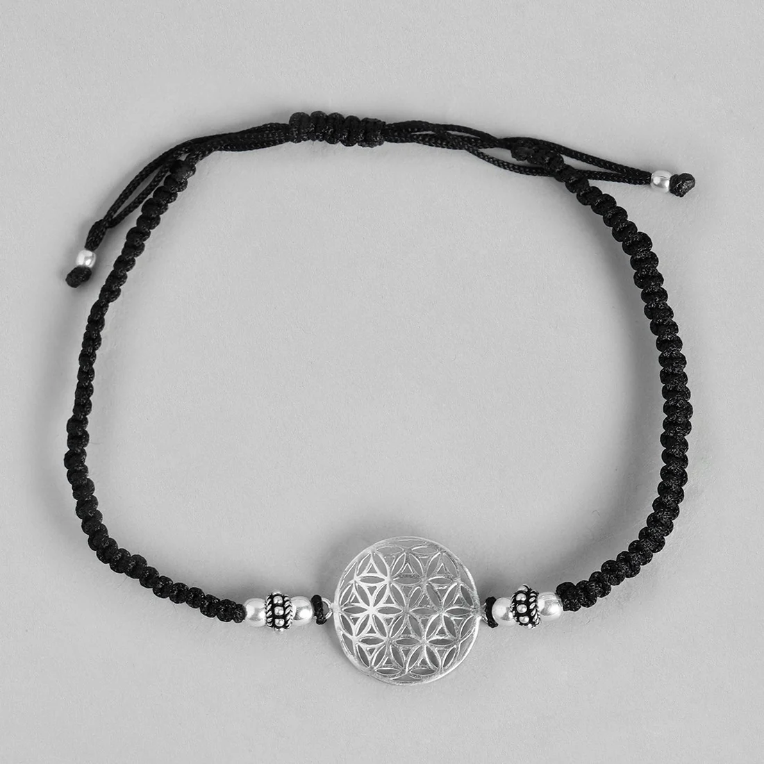 Traditional 925 Silver and Thread Anklet - Image 7